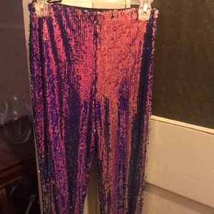 Forever 21 Sequin Pants, size M.
